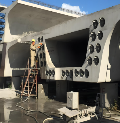 白塔压浆料施工流程及注意事项